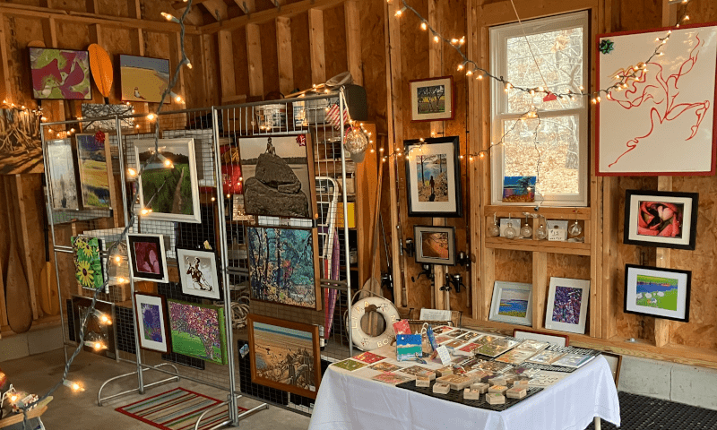 Art Items Inside the Boat House Galleryd